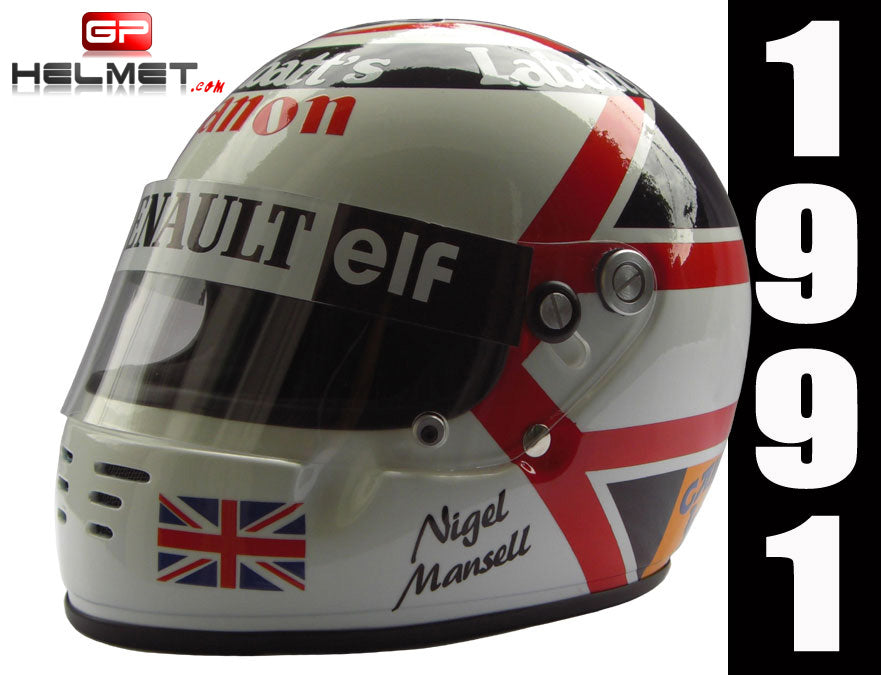 Nigel Mansell 1991 Replica Helmet / Williams F1