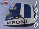 Didier Pironi 1980 Replica Helmet / 15% OFF