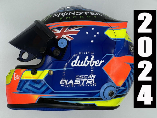 Oscar Piastri 2024 F1 Helmet / McLaren F1