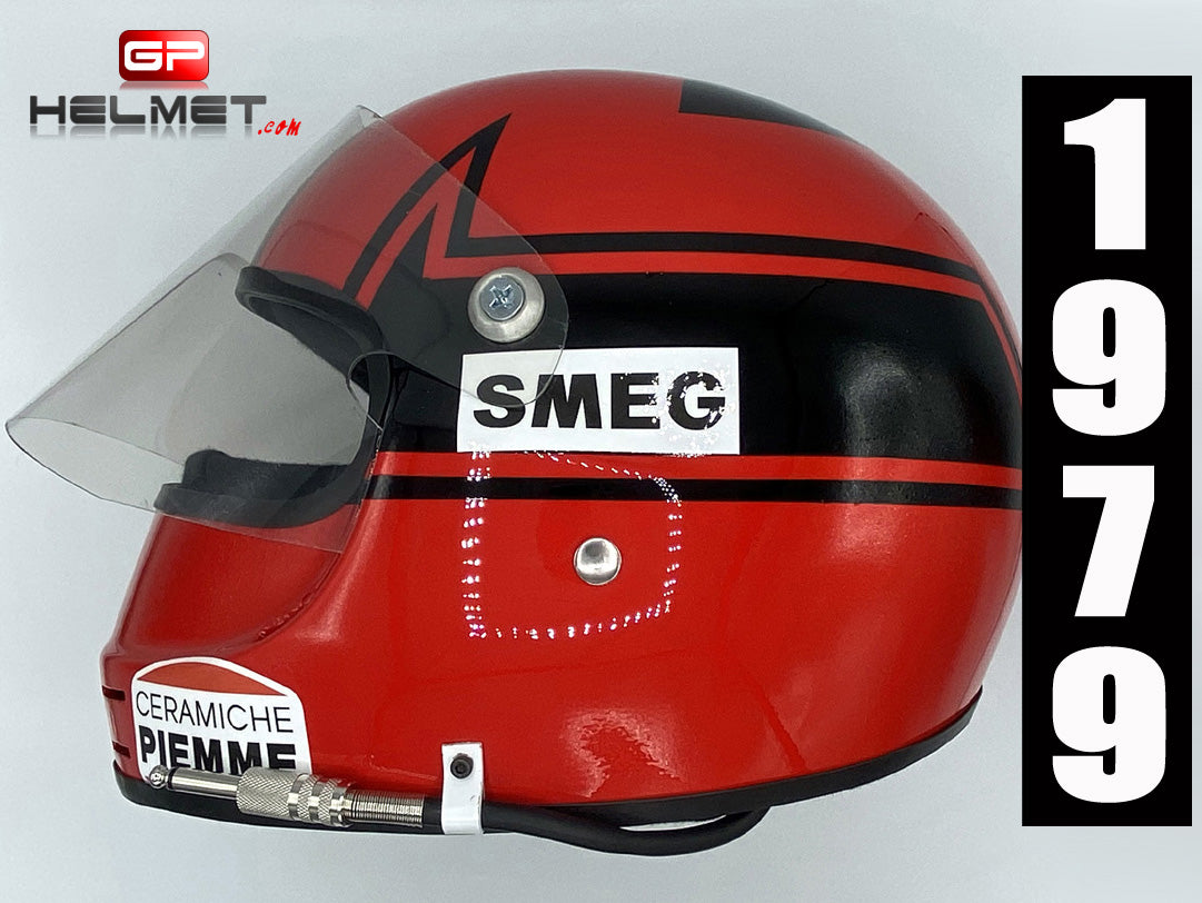 Gilles Villeneuve - Auto Fenster Sticker - Formel 1 F1 Aufkleber Ferrari  Helm 