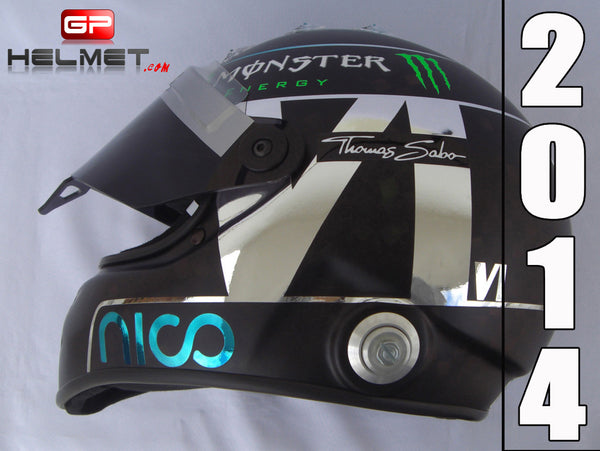 Nico Rosberg 2014 "Chrome plated" Helmet / Mercedes Benz  F1