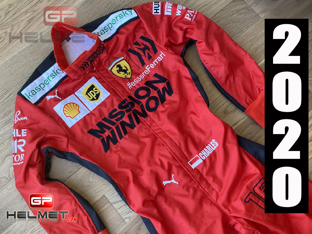 2024年のクリスマスの特別な衣装 Leclerc 2020 Mission Winnow Racing Suit / Ferrari F1 – GPHelmet F1