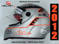Michael Schumacher 2012 "300 GP Spa" Helmet / Team Mercedes Benz