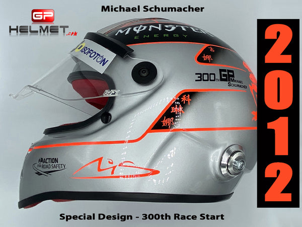 Michael Schumacher 2012 "300 GP Spa" Helmet / Team Mercedes Benz