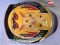 Lewis Hamilton 2017 Yellow Replica Helmet / Mercedes Benz F1